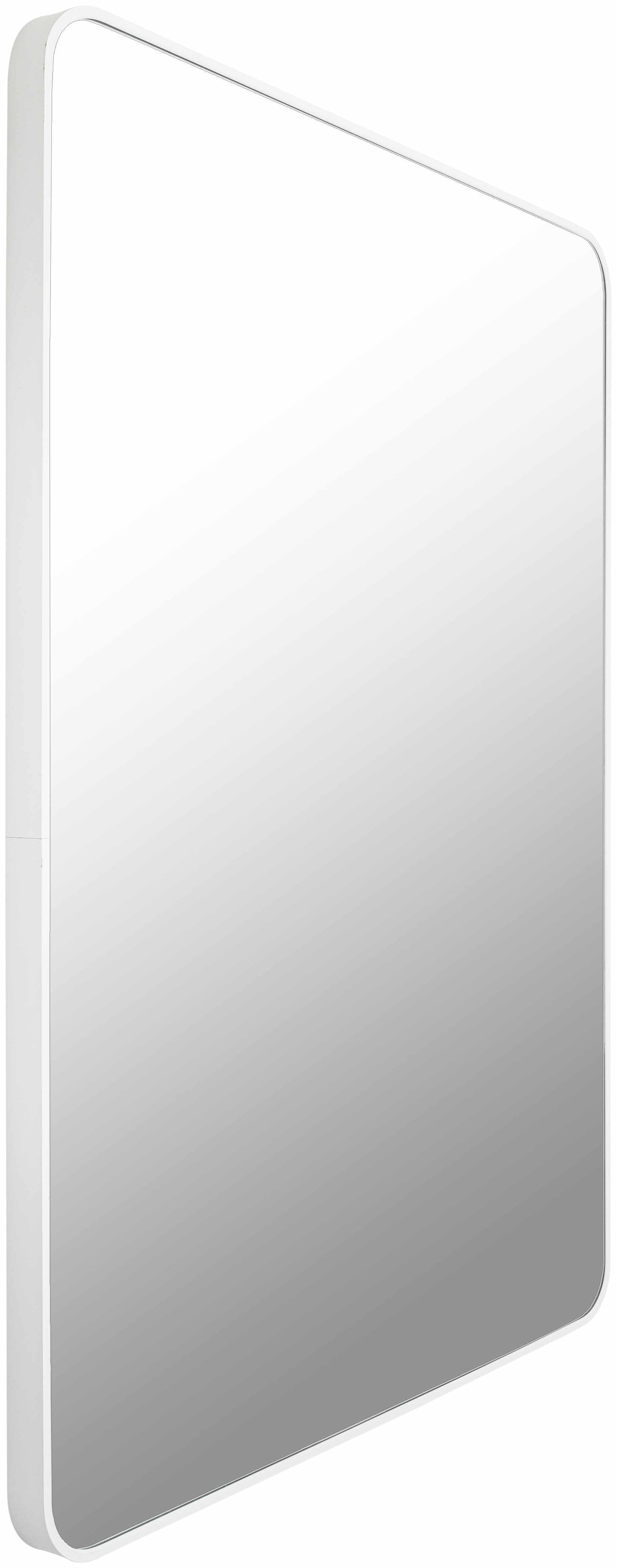 Sustinente White Carved Mirror-4