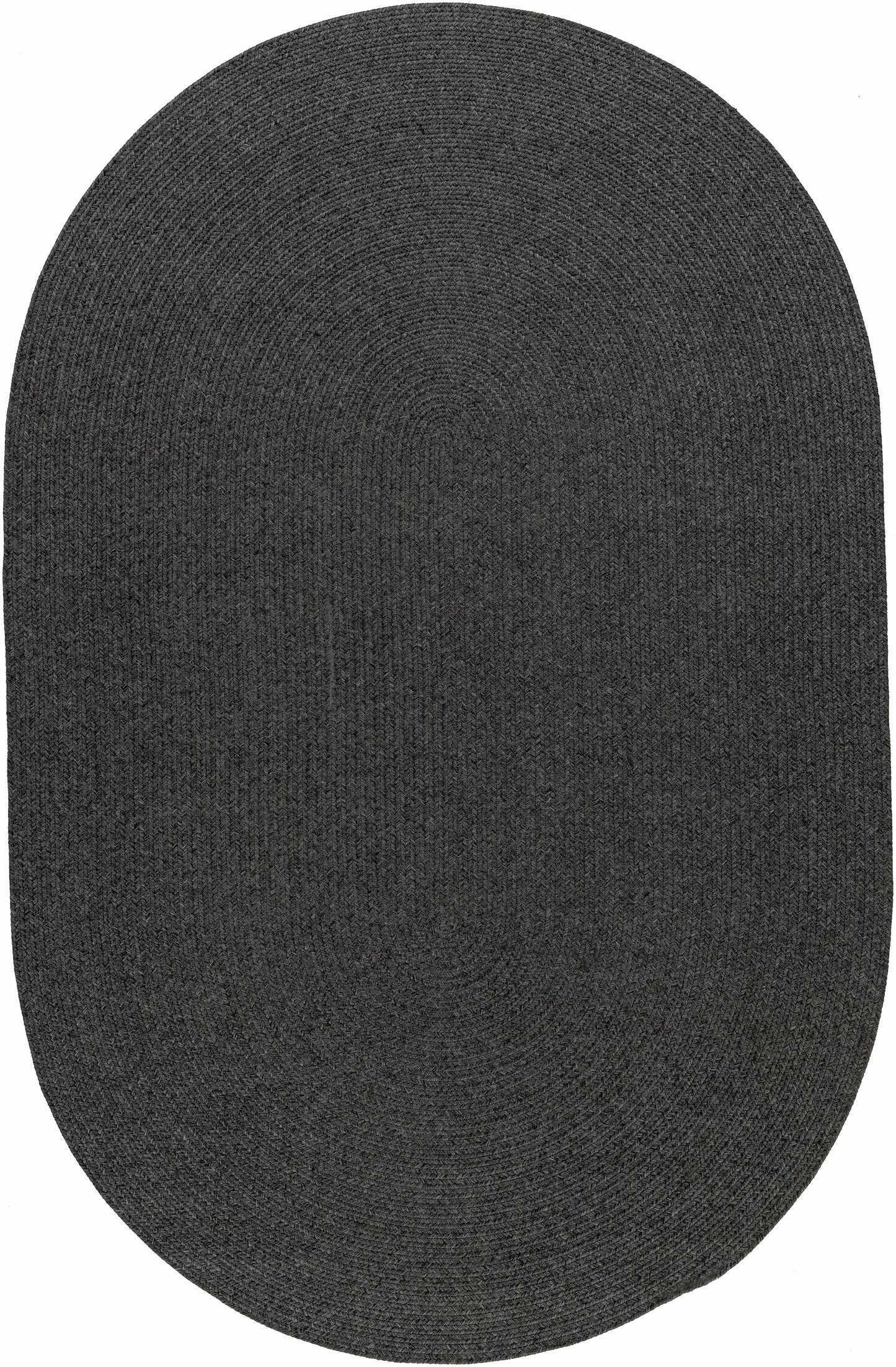 Black Braided Faux Jute Rug-7