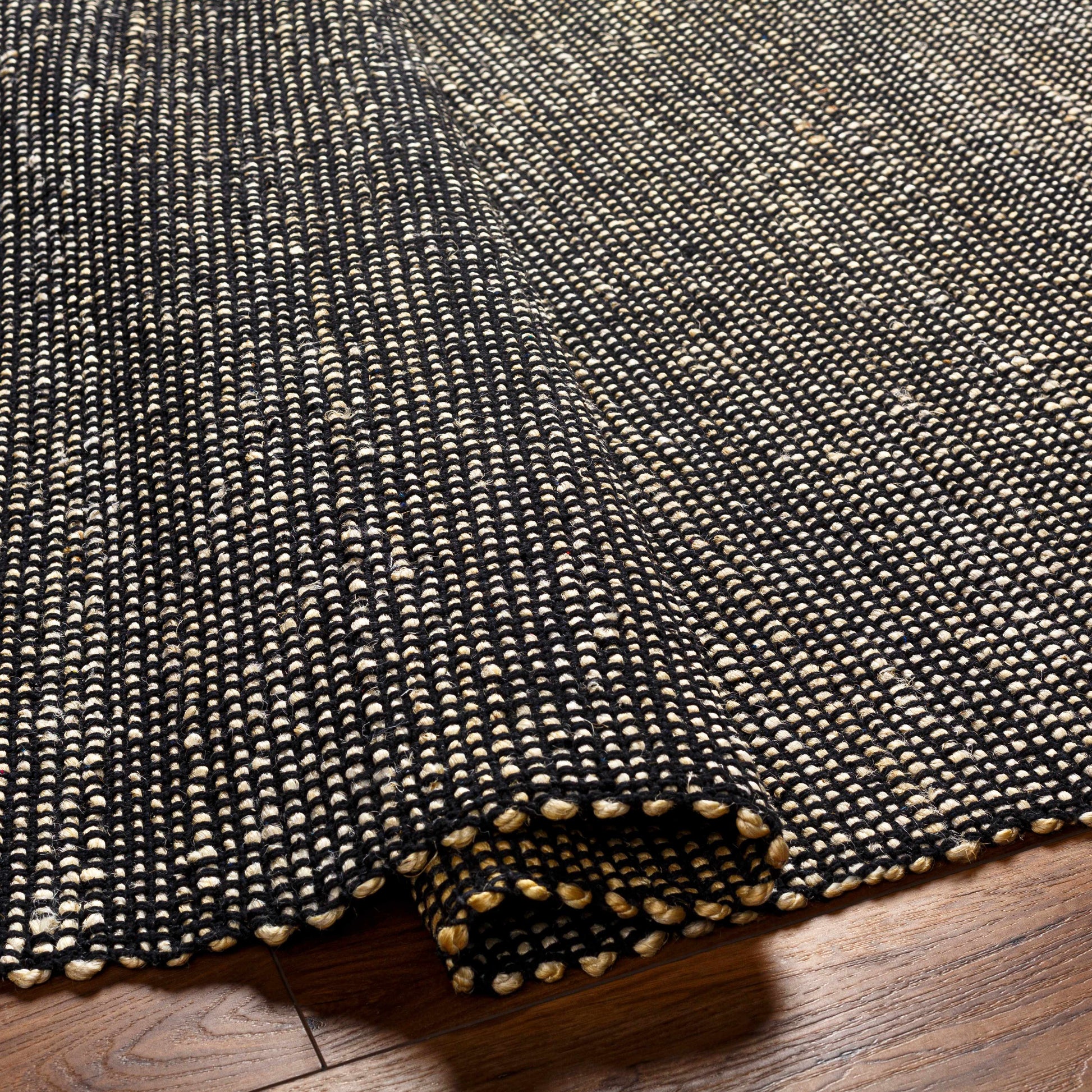 Byrne Black Jute Rug-3